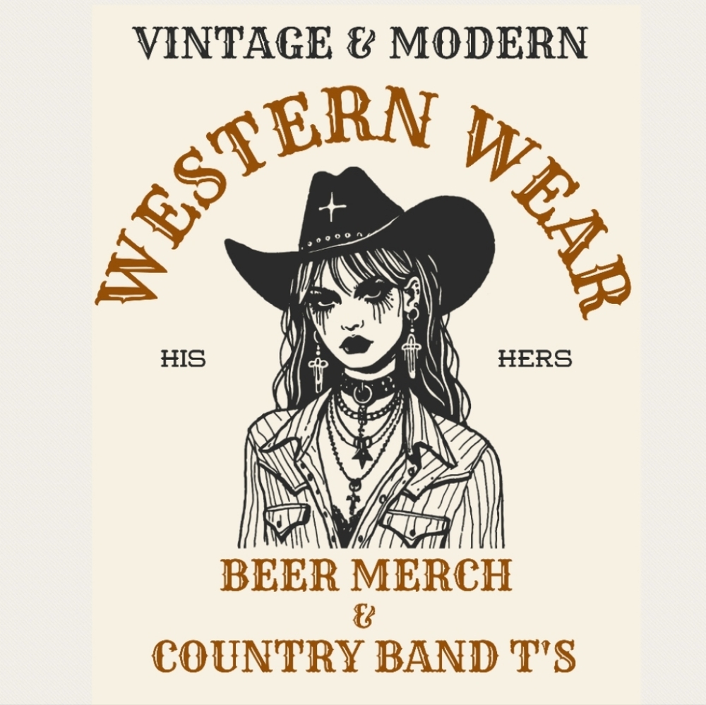 WESTERN WEAR, BEER MERCH & COUNTRY BAND T's Live Sale Listing 101-200